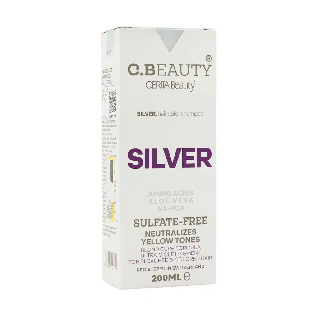 شامپو رنگساژ سریتا مدل Silver حجم 200 میلی لیتر نمای ۲