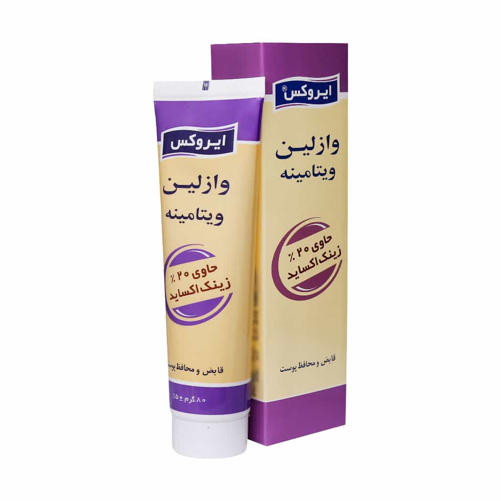کرم وازلین ویتامینه ایروکس ۸۰ گرم نمای ۳