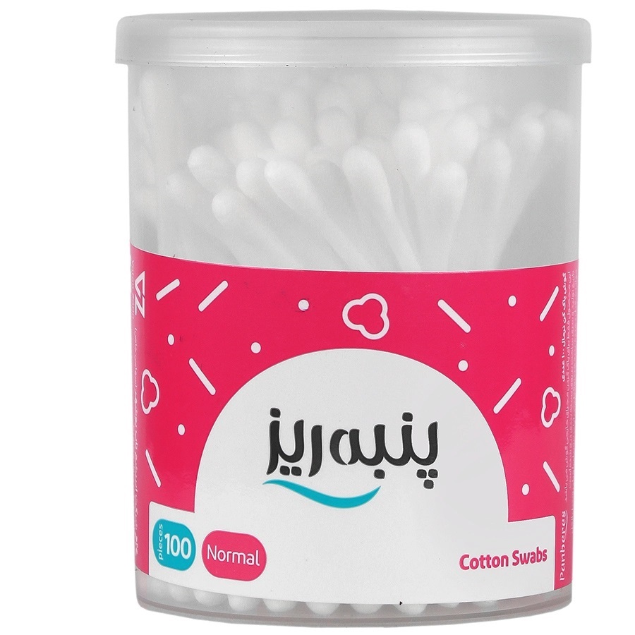 گوش پاک کن نرمال پنبه ریز 100 عددی نمای ۴