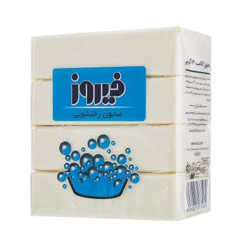 صابون رختشویی فیروز – حجم 120 گرم بسته 3 عددی نمای ۲