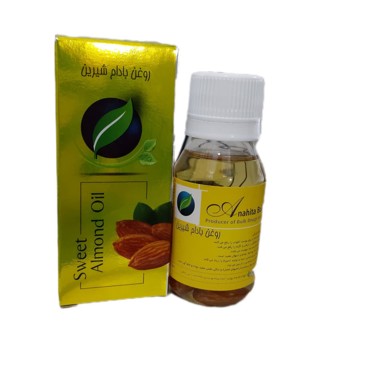 روغن بادام شیرین 60 میلی لیتری نمای ۴