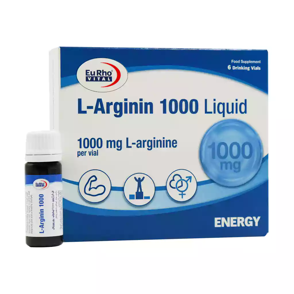 ویال ال آرژنین 1000 میلی گرم یوروویتال 6 عدد